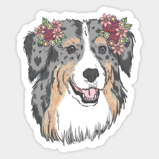 good girl - Australian shepherd dog Sticker